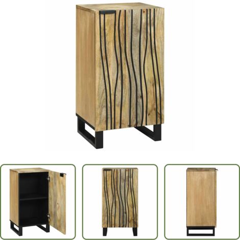 Aparador de mango -  Aparador Marrón 40 x 33 x 75 cm madera maciza de mango