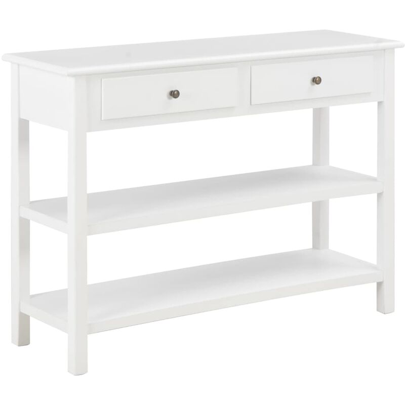 

Aparador de MDF 110x35x80 cm blanco