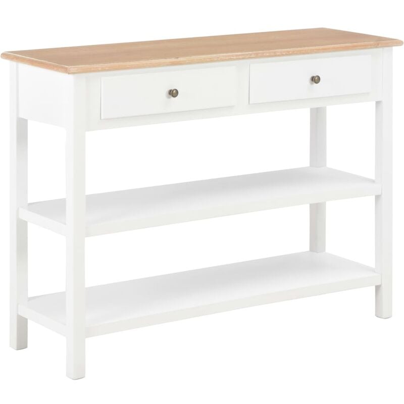 

Aparador de MDF 110x35x80 cm blanco - Blanco