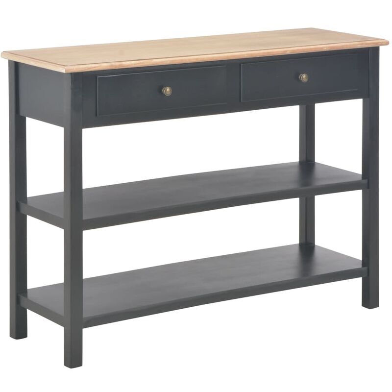 

Aparador de MDF 110x35x80 cm negro - Negro