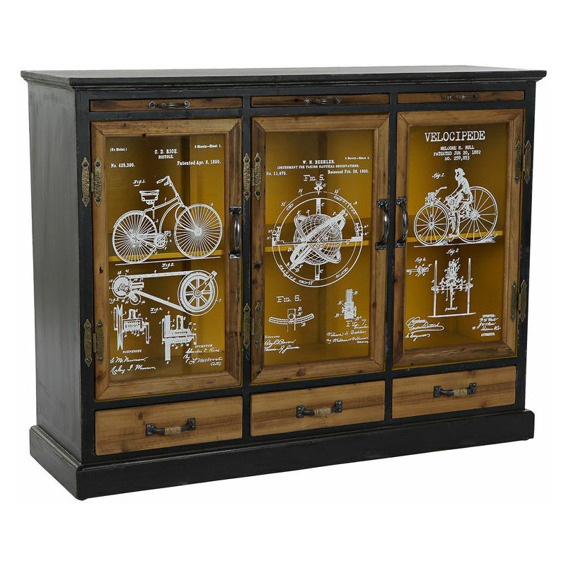 

Bh Design - Aparador DKD Home Decor Cristal Abeto (100 x 32 x 77 cm)