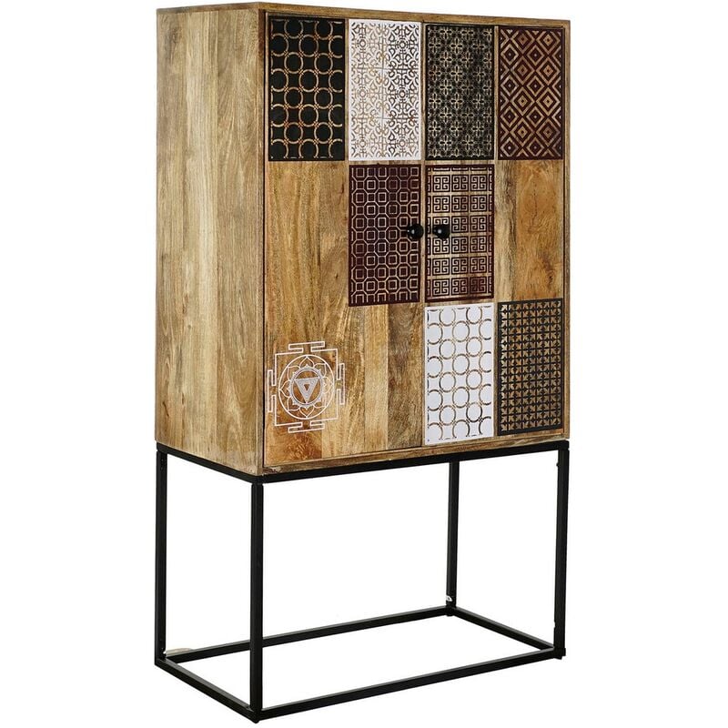

Aparador DKD Home Decor Metal Madera de mango (84 x 43 x 151 cm)