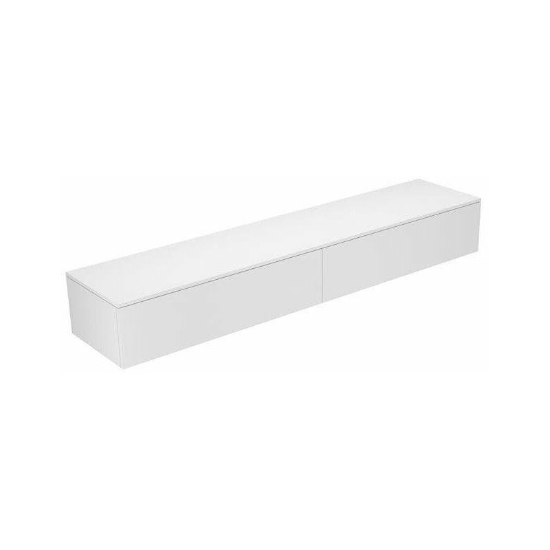 

Aparador EDITION 400 2 extraíbles frontales 2100 x 289 x 450 mm titanio, vidrio de titanio transparente KEUCO