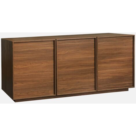 Aparador efecto madera 3 puertas, 160cm