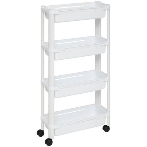 Aparador extensible blanco de 4 niveles - 5five