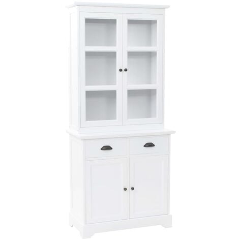 Aparador galés con 4 puertas MDF y madera de pino 80x40x180 cm vidaXL