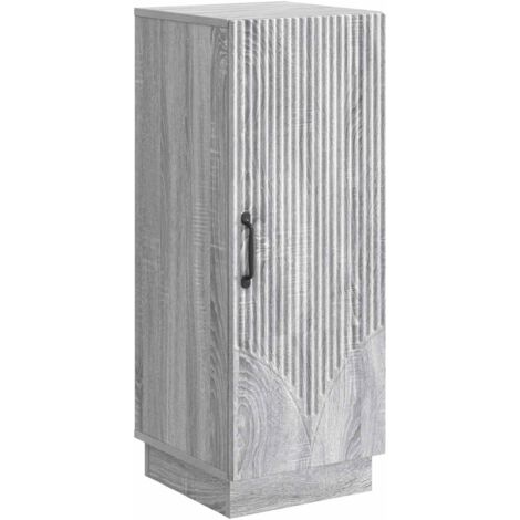 Aparador Gris 33 x 34,5 x 87 cm Madera de Ingeniería