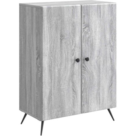 Aparador Gris 66 x 34,5 x 90 cm Madera de Ingeniería