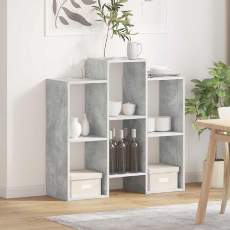 Aparador Gris Concreto 90 x 30 x 90 cm