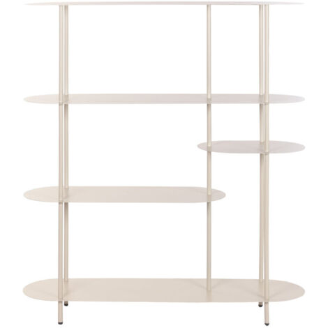 Aparador Hierro 118X30X140 Kd Crema