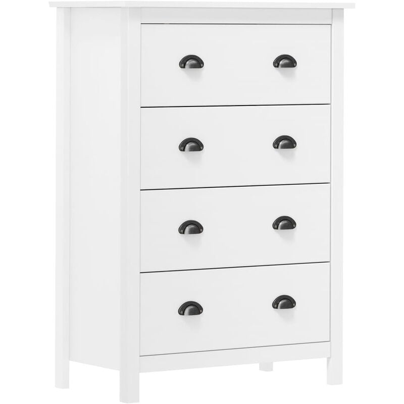 

Aparador Hill Range 4 cajones madera maciza pino 79x40x110 cm