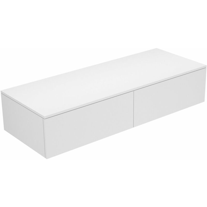 

Aparador Keuco Edition 400 31765, 2 extraíbles, 1400 x 289 x 535 mm, Cuerpo/frontal: Blanco Struckturlack / Cristal de cachemira brillo - 31765740000