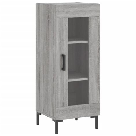 Aparador madera de ingeniería gris Sonoma 34,5x34x90 cm vidaXL