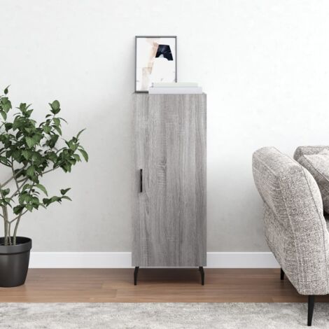 Aparador madera de ingeniería gris Sonoma 34,5x34x90 cm vidaXL