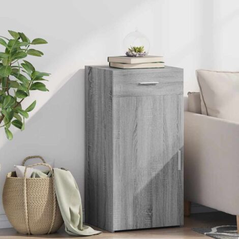 Aparador madera de ingeniería gris Sonoma 45x42,5x93 cm vidaXL