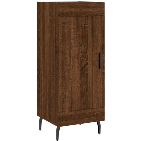 Aparador madera de ingeniería marrón roble 34,5x34x90 cm vidaXL