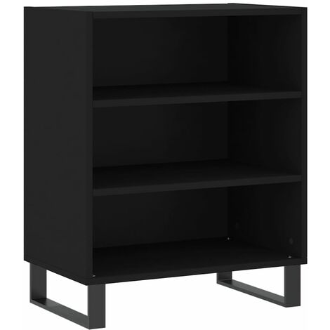 Aparador madera de ingeniería negro 57x35x70 cm vidaXL