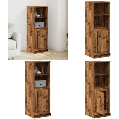 Aparador madera de ingeniería roble artisian 36x35,5x103,5 cm - Aparador de madera - Madera de ingeniería