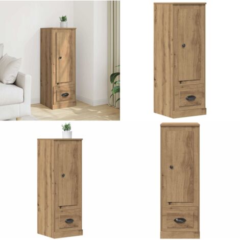 Aparador madera de ingeniería roble artisian 36x35,5x103,5 cm - Aparador de madera - Madera de ingeniería