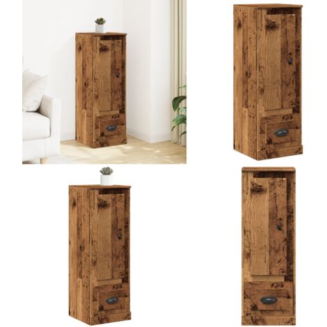 Aparador madera de ingeniería roble artisian 36x35,5x103,5 cm - Aparador de madera - Madera de ingeniería