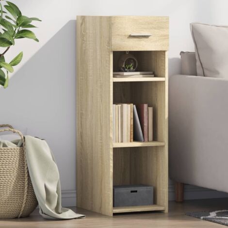 Aparador madera de ingeniería roble Sonoma 30x42,5x93 cm vidaXL