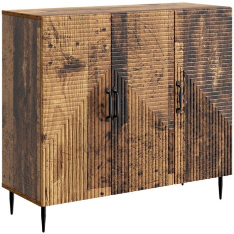 Aparador Madera envejecida 89 x 34,5 x 80 cm
