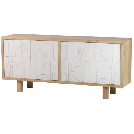Aparador Madera Mango Marron Janto 180X45X80 Cm