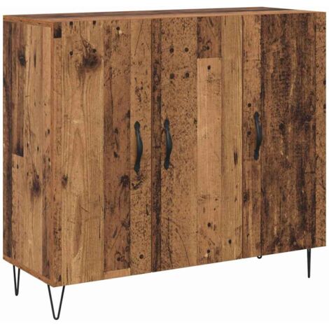 Aparador Madera vieja 90 x 32,5 x 80 cm Madera de ingeniería vidaXL