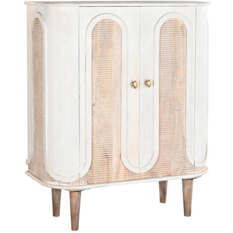 Aparador Mango Metal 92X40X113 Blanco