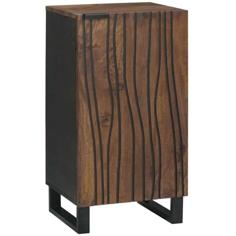 Aparador Marrón 40 x 33 x 75 cm madera maciza de mango
