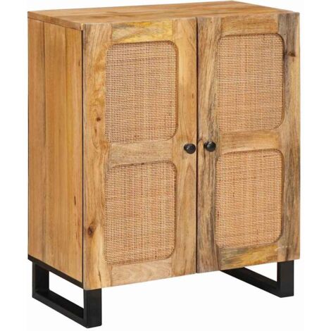 Aparador Marrón 60 x 33 x 75 cm Madera de mango maciza