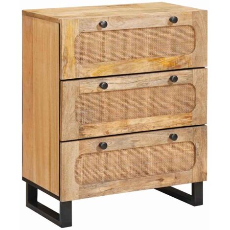 Aparador Marrón 60 x 33 x 75 cm Madera de mango maciza
