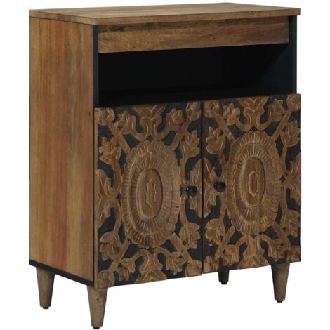 Aparador Marrón 60 x 33,5 x 75 cm Madera de mango maciza