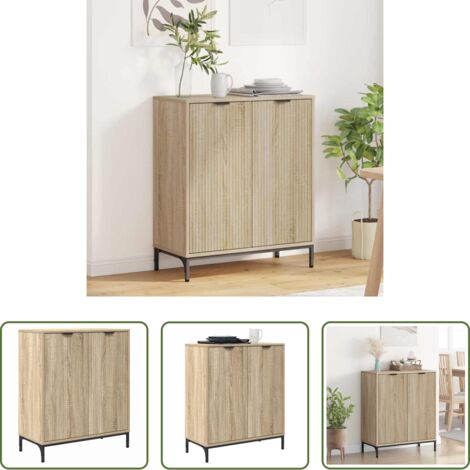 Aparador moderno -  Aparador Roble Sonoma 69,5 x 33 x 82 cm Madera de ingeniería