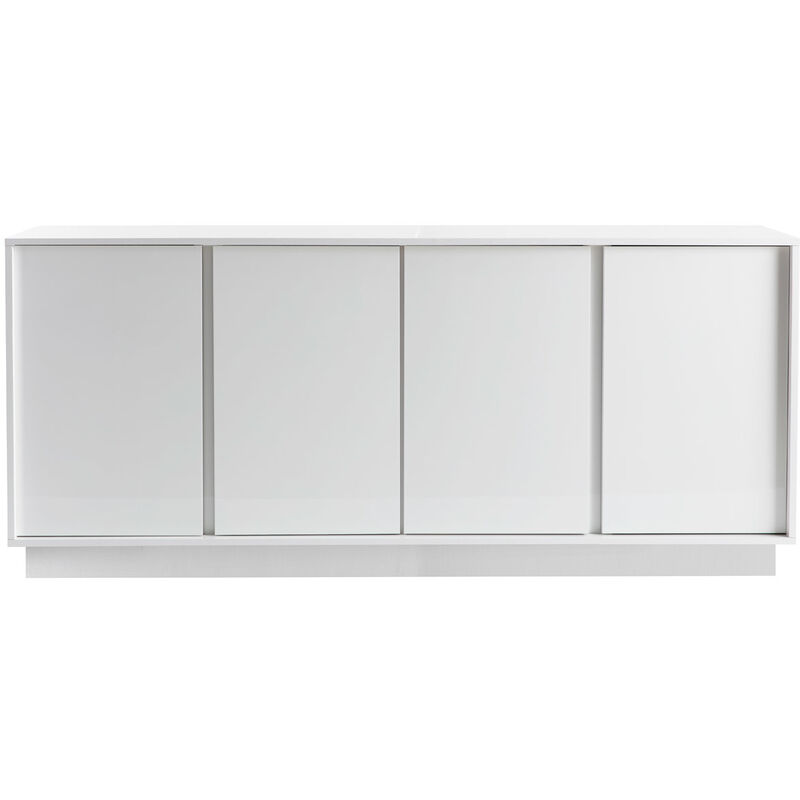 

Aparador moderno blanco lacado brillante L180 cm COMO