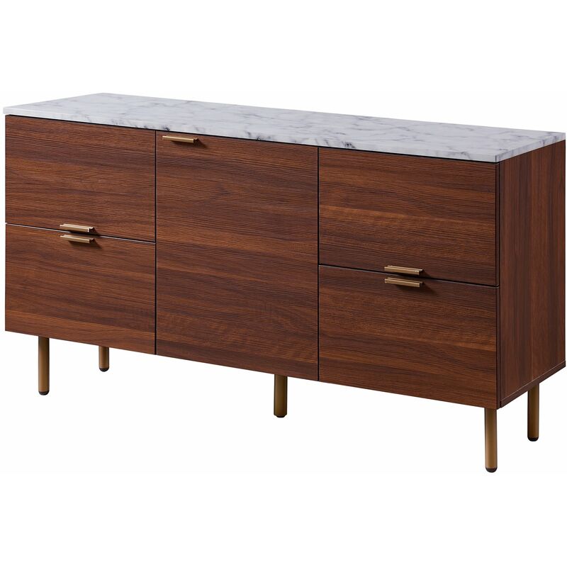 

Aparador Moderno Buffet Mármol Falso Madera Ashton VNF-00081 - Versanora