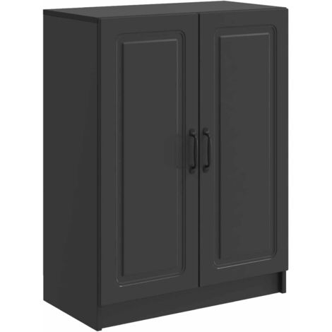 Aparador Negro 66 x 34,5 x 87 cm Madera de Ingeniería