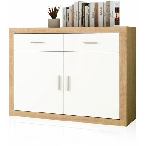 Aparador Nuka Cambria - Blanco 120cm (ancho) x 90,2cm (alto)