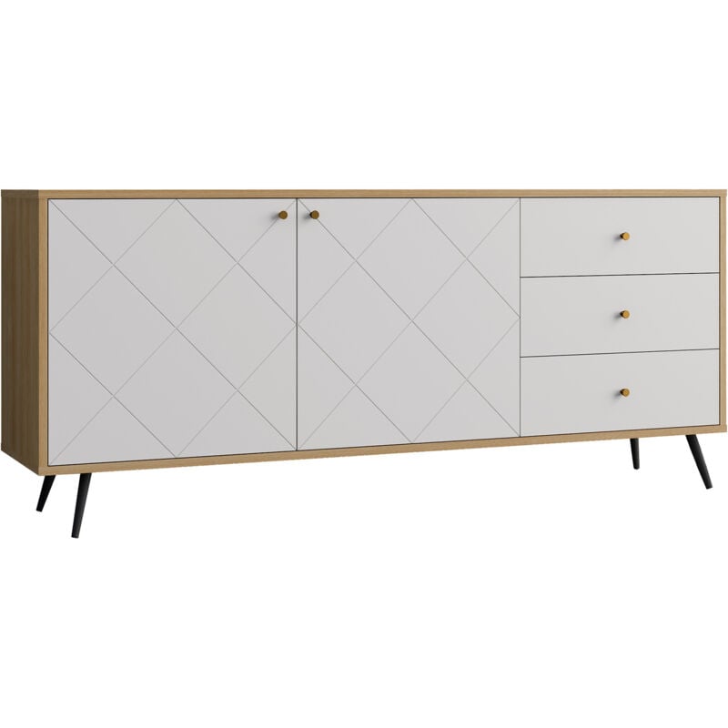 

Aparador PÄRUMM Ukko White 176x40x76 cm - 50361001046387