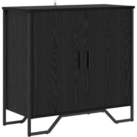 Aparador Roble Negro 78 x 35 x 74.5 cm vidaXL