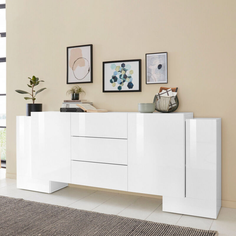 

Aparador salón cocina 210cm 4 puertas batientes 3 cajones Pillon Lawe