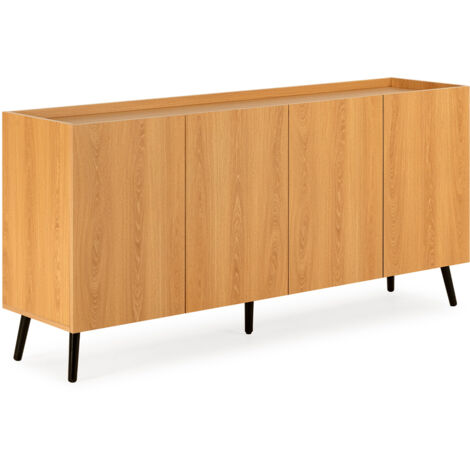 Aparador Siren 4 puertas color Roble