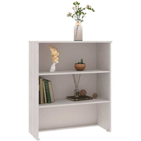 Aparador superior HAMAR madera maciza pino blanco 85x35x100 cm vidaXL