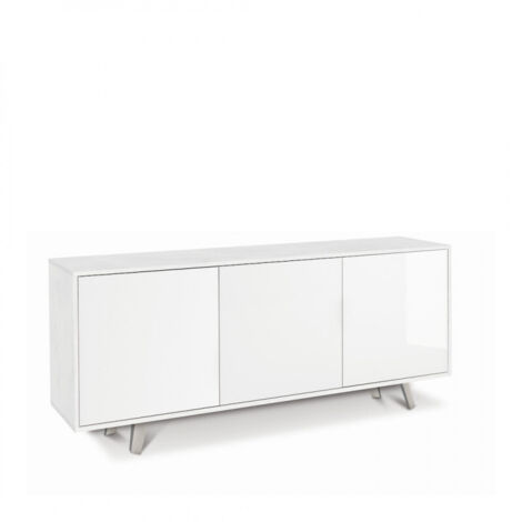 Aparador tres puertas Blanco Ossido brillo 177x41x h74 cm