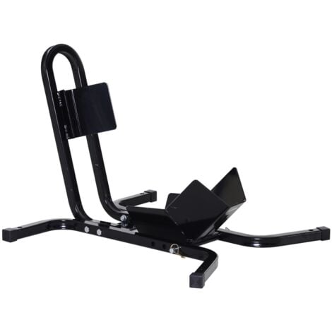 Aparcamiento de Moto Ajustable Soporte de Rueda de Moto Metal para ∅43,48,53cm