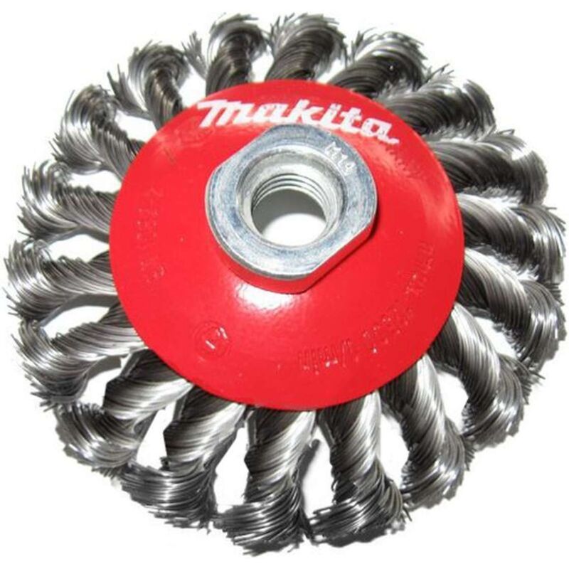 Aparoli, Makita p-04494 filo di acciaio spazzola a tazza conica 105 mm