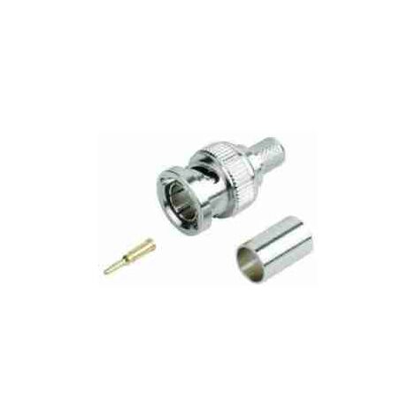 APBC13 - Conector de crimpado macho BNC para RG59