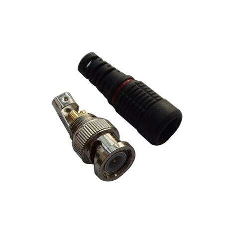 APBC13PN - Conector BNC macho a tornillo con cubierta de plástico para RG59