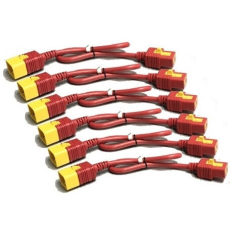 Apc 0731304330356 Cavo di alimentazione rosso 1,8 metri