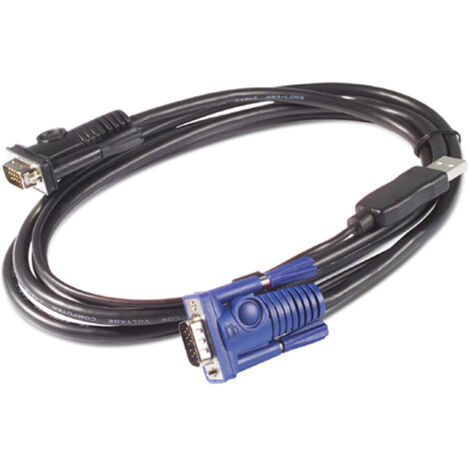APC AP5253 cable para video, teclado y ratón (kvm) Negro 1,83 m